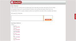 Desktop Screenshot of 1radio.com.au