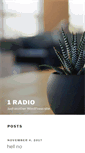 Mobile Screenshot of 1radio.co.uk